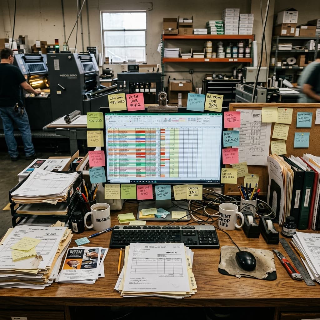 Excel para imprentas: Por qué tu planilla de cotización está rompiendo tus márgenes